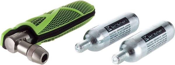 Насос СО2 Birzman Zacoo Bottle Set PU Grip 16g 3 шт. Green